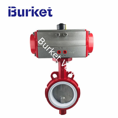 Trung Quốc -50~-200C water, steam, gas Pneumatic rubber-lined inch butterfly valve for dyeing machine nhà cung cấp