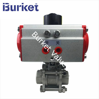 Trung Quốc XinYi 2 Way Stainless Steel PTFE Flanged Connection Pneumatic Actuated Ball Valve nhà cung cấp