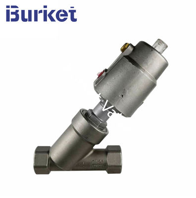 Trung Quốc DN80 PN16/20 Stainless Steel Thread Angle Seat Valve with SS304/Plastic pneumatic cylinder nhà cung cấp