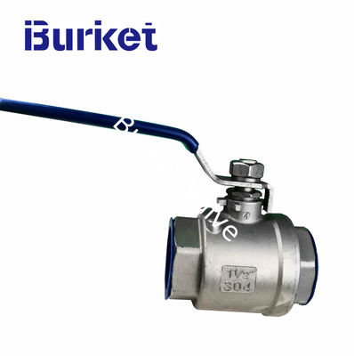 Manual Stainless Steel Threaded type 304 316 1/4-4 Inch 2PC Ball Valve nhà cung cấp