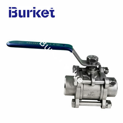 1/8" 1/4" 3/8" 1/2" 3/4" 1" inch welded Professional Made Low pressure manual 3-piece industrial ball valve nhà cung cấp