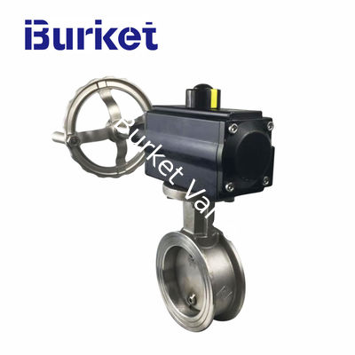 0-1.6/2.5mpa pressure Chinese manufacturers pneumatic butterfly valve flange type nhà cung cấp