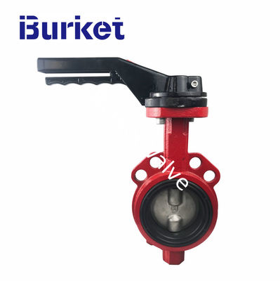 Casting iron Manual Graded high temperature butterfly rubber lining valve for dyeing,pettrochmical,food,drinks nhà cung cấp