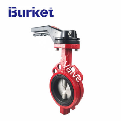 Casting iron Manual Graded high temperature butterfly rubber lining valve for dyeing,pettrochmical,food,drinks nhà cung cấp