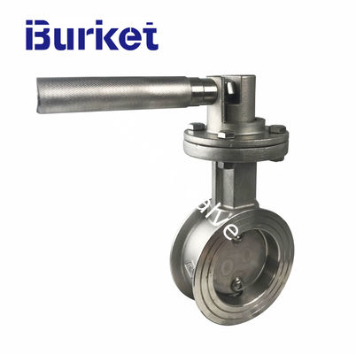 4 in PN16 Manual Graded locking level handle butterfly valve stainless steel body for dyeing line nhà cung cấp