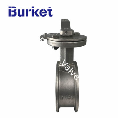 4 in PN16 Manual Graded locking level handle butterfly valve stainless steel body for dyeing line nhà cung cấp