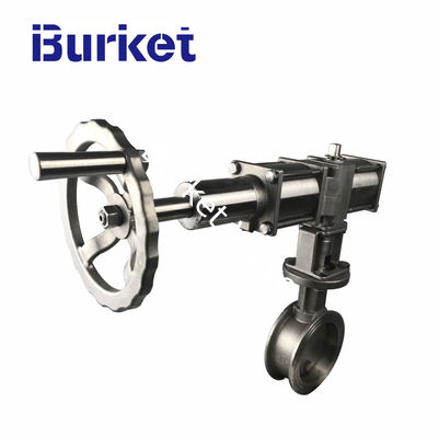 Chinese factory 2-12in in stock Cast iron Pneumatic PTFE Seal wafer butterfly valve nhà cung cấp