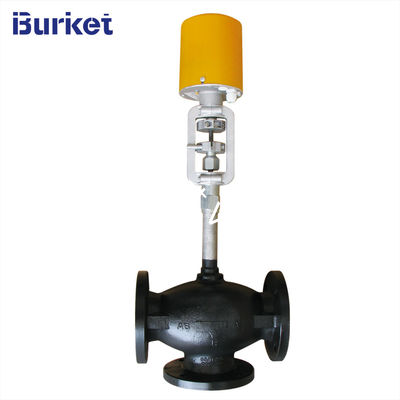 Three way Flange type Electric Control Valve for Heat Oil Transfer Heat water nhà cung cấp