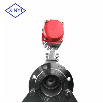 DN15-200 Stainless steel Flanged v type ball valve adjustable pneumatic ball valve nhà cung cấp