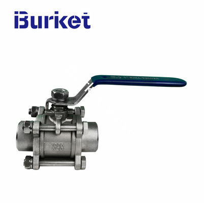 Manual Stainless Steel welding 304 316 1/4-4 Inch  triplet Ball Valve nhà cung cấp
