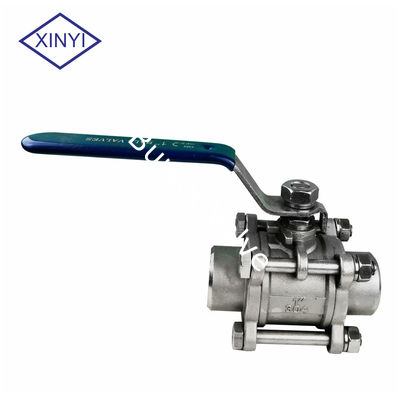 Manual Stainless Steel welding 304 316 1/4-4 Inch  triplet Ball Valve nhà cung cấp