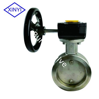 Manual Turbine adjustment Stainless steel butterfly valve nhà cung cấp