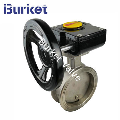 Good Price High Quality Wafer stainless steel 8 inch worm manual butterfly valve Ductile nhà cung cấp