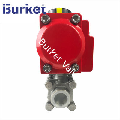 XinYi DN50 ss304 motorized pneumatic Three-sheet ball valves with pneumatic actuator nhà cung cấp