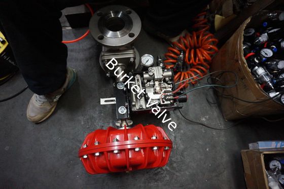 PN16 XYBMF50 Pneumatic Shut-off Casting iron Steam Pipe Temperature Control Film Valve for dyeing machine nhà cung cấp