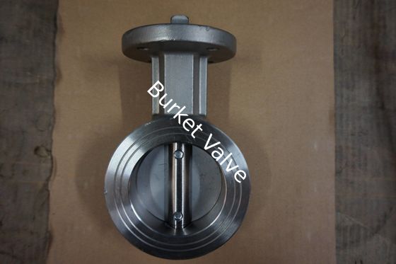 6in stainless steel pneumatic actuator manual Flow adjust Metal seal wafer  butterfly valve for dyeing machine nhà cung cấp