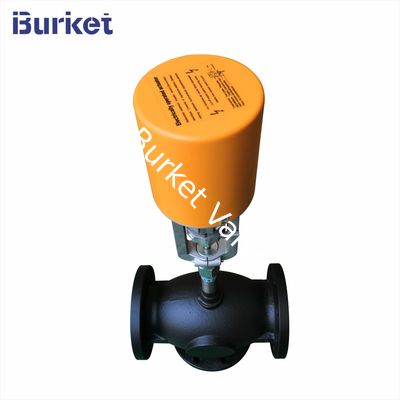 Three way Flange type Electric Control Valve for Heat Oil Transfer Heat water nhà cung cấp