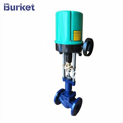DN100 4-20ma 220v50hz Electric motor drive proportional Steam Control Valve for Textile pipelines nhà cung cấp