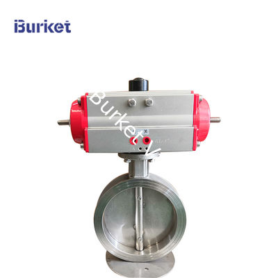 XYPSB80 PN16 Pneumatic Aluminum alloy cylinder actuator Control Wafer Metal seal Butterfly valve nhà cung cấp