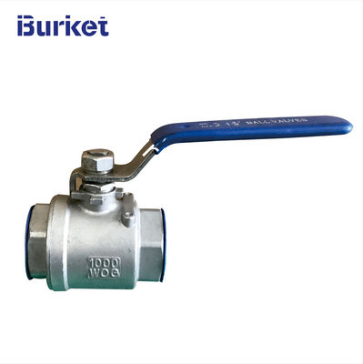 XinYi Manufacturer  1-10''  thread type ss304/316 2-pc thread Manual ball valve nhà cung cấp