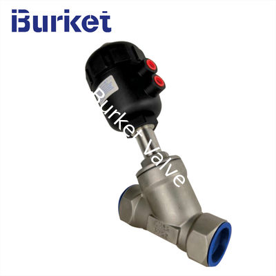 DN45 PN16/20 1-8'' Stainless Steel Thread Angle Seat Valve with ss304 pneumatic cylinder nhà cung cấp