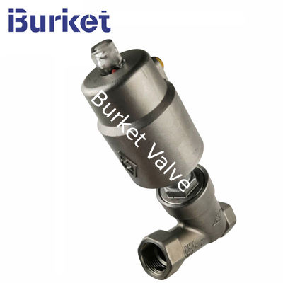 Stainless Steel seat Threaded connection Angle Valve with SS304/Plastic pneumatic cylinder nhà cung cấp